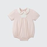  Body cộc tay La Pomme cổ áo cách điệu - Hồng 