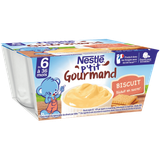  Váng Sữa Nestlé P'tit Gourmand Vị Biscuit Cho Bé Từ 6M+ 