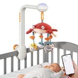  Đồ Chơi Treo Nôi Tumama Kids Bluetooth Thú Bông Cua Có Đèn Và Nhạc 