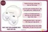 Máy Hút Sữa Rảnh Tay Không Dây Momcozy M5 