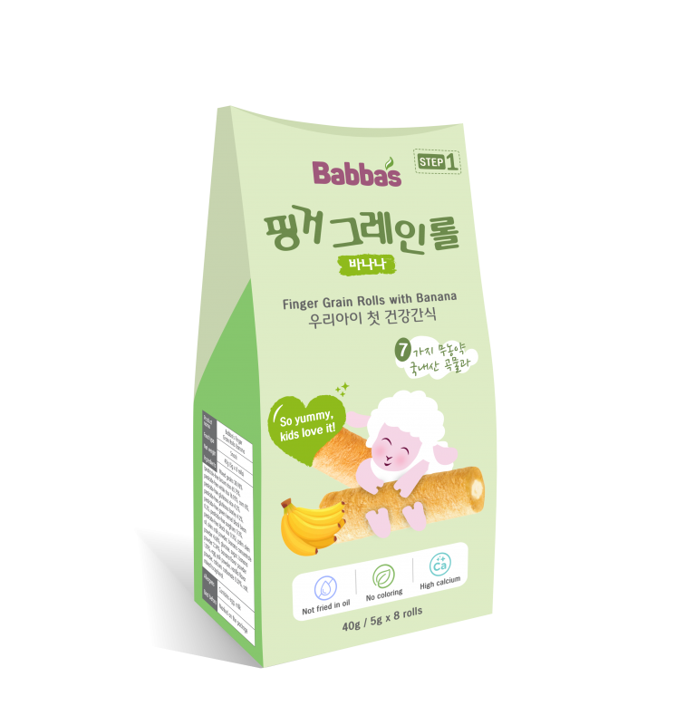 BÁNH NGŨ CỐC ĂN DẶM BABBA'S BABY (8M+) 