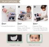  Sách Vải Xoay Hỗ Trợ Tập Lẫy Cho Bé Taf Toys Black & White Spinning Book 