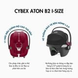  Ghế Ngồi Ô Tô Cybex Aton B2 I-Size - Volcano Black 