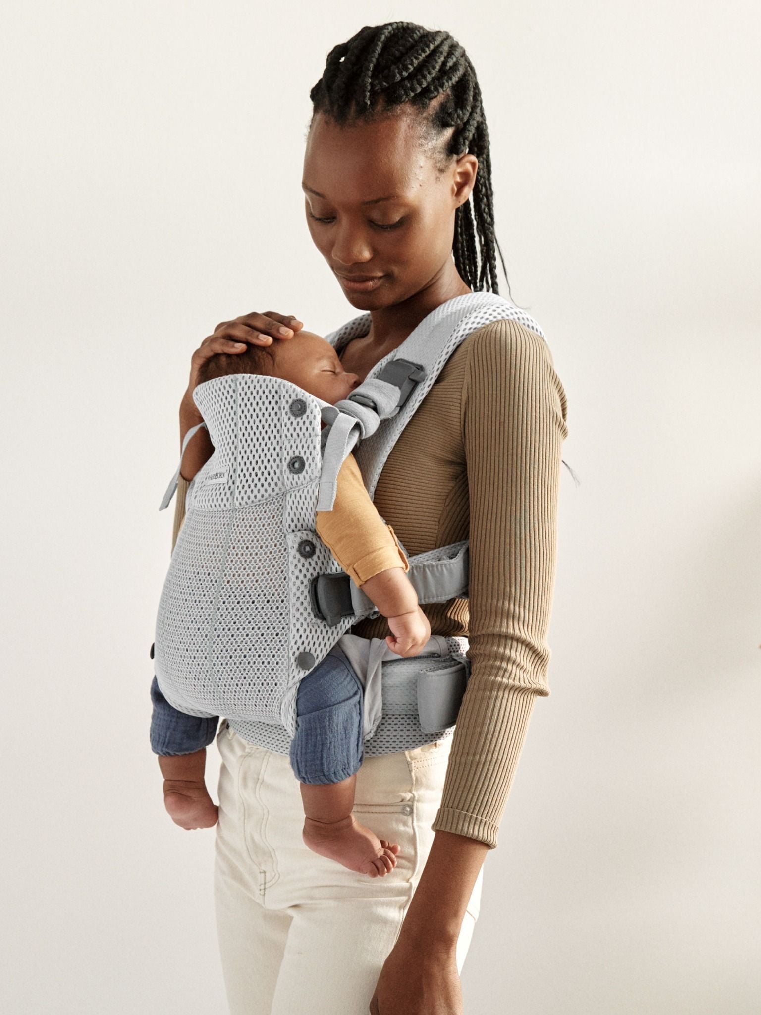  Địu Trẻ Em Baby Bjorn Baby Carrier Harmony - Màu Silver 