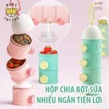 Hộp Chia Bột Sữa - Thức Ăn Nhiều Ngăn Baby Tattoo 