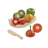  (A) Đồ Chơi Gỗ PlanToys Cắt Trái Cây Assorted Fruit Cho Bé 18M+ 