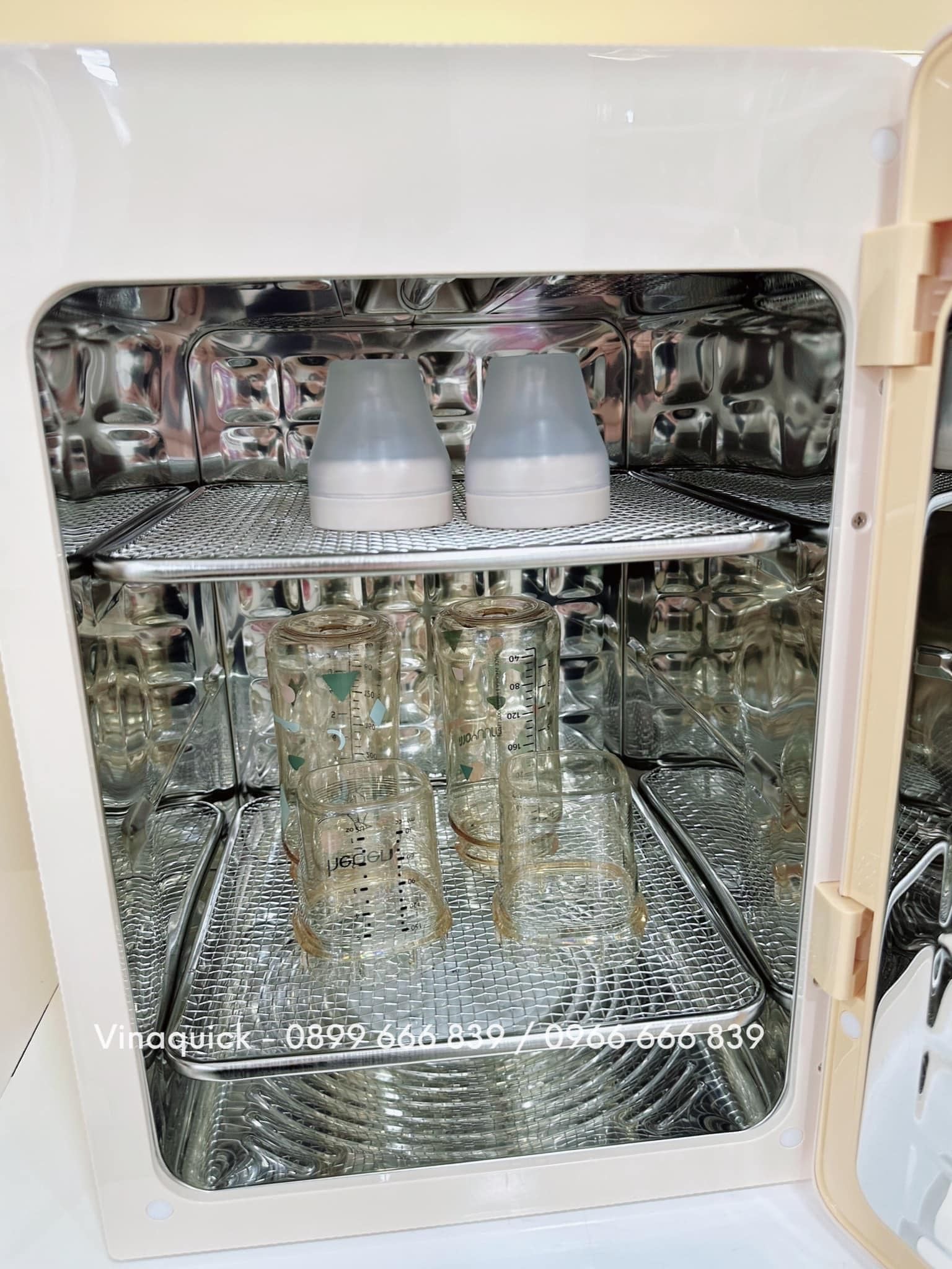  Máy tiệt trùng sấy khô khử mùi UVC-LED công nghệ Anion Fatzbaby King 2 