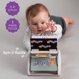  Sách Vải Xoay Hỗ Trợ Tập Lẫy Taf Toys Tummy Time Spinning Book 