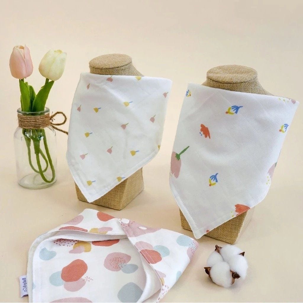  Set 3 Yếm Vải Baby&Co. Cho Bé (28x28 cm) 
