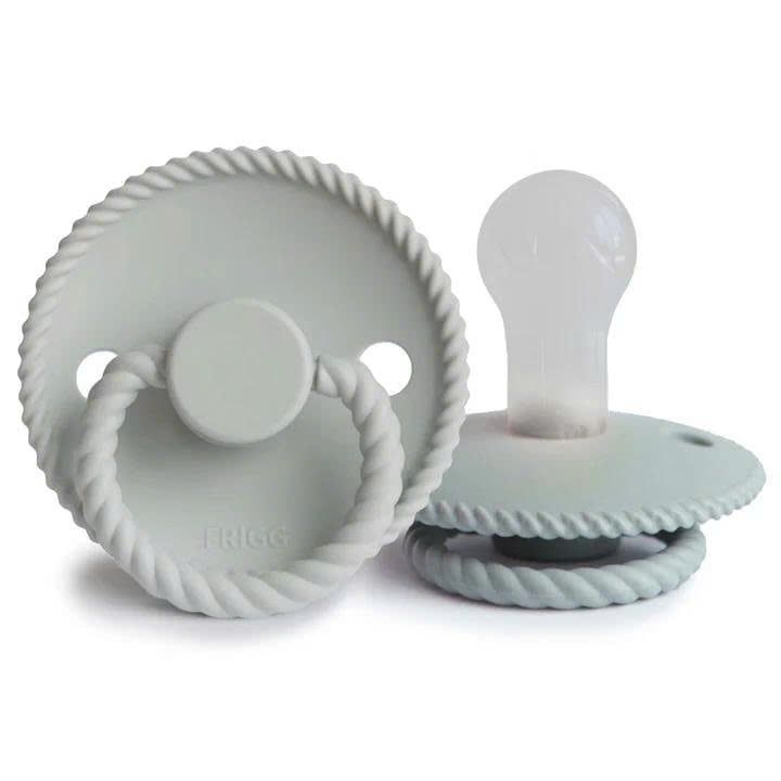  Set 2 Ti Giả FRIGG Rope Silicone Pacifier Size 1 (0-6m) 