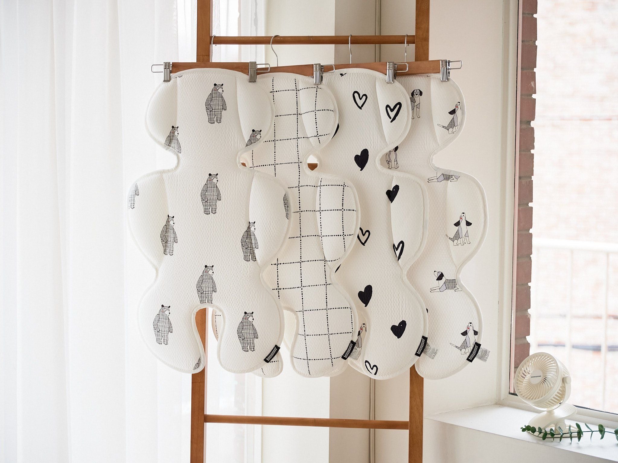  Thảm Lót Xe Đẩy 3D Airmesh Dono&Dono - Họa Tiết Monobean 