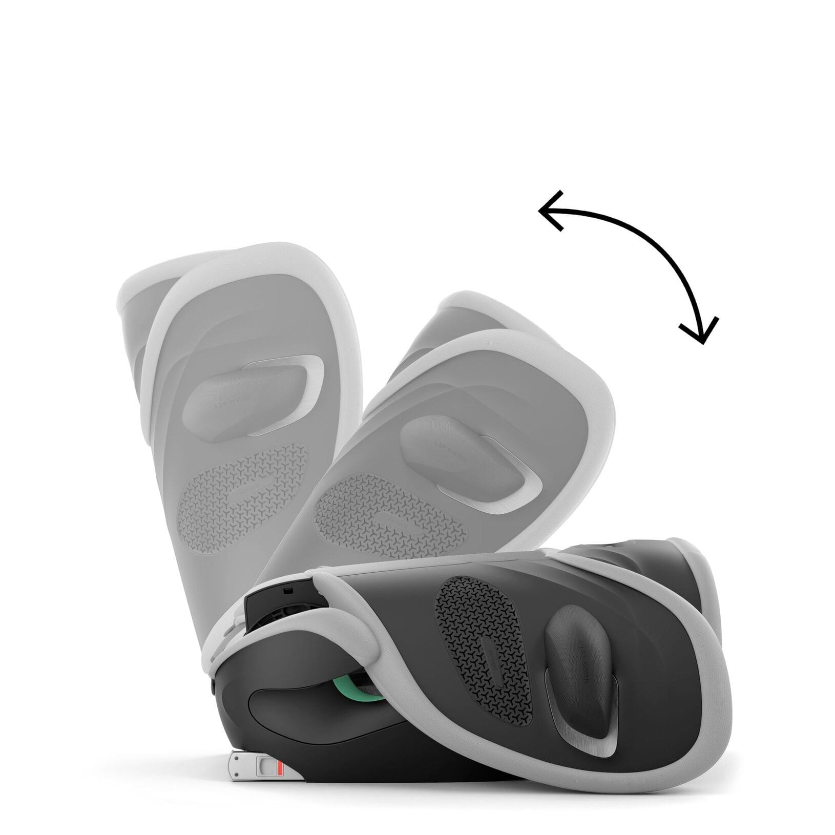  Ghế Ngồi Ô Tô Gập Gọn Booster Seat Cybex Solution G2 Plus- Màu Stone Grey 