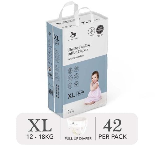  (MEGA) BỈM TÃ QUẦN NGÀY APPLECRUMBY SLIMDRY EASYDAY 