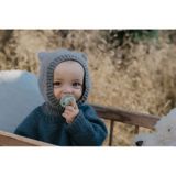  Ti Giả Núm Tròn Bibs Pacifier De Lux Silicone Glow One Size Từ 0-3 Tuổi 