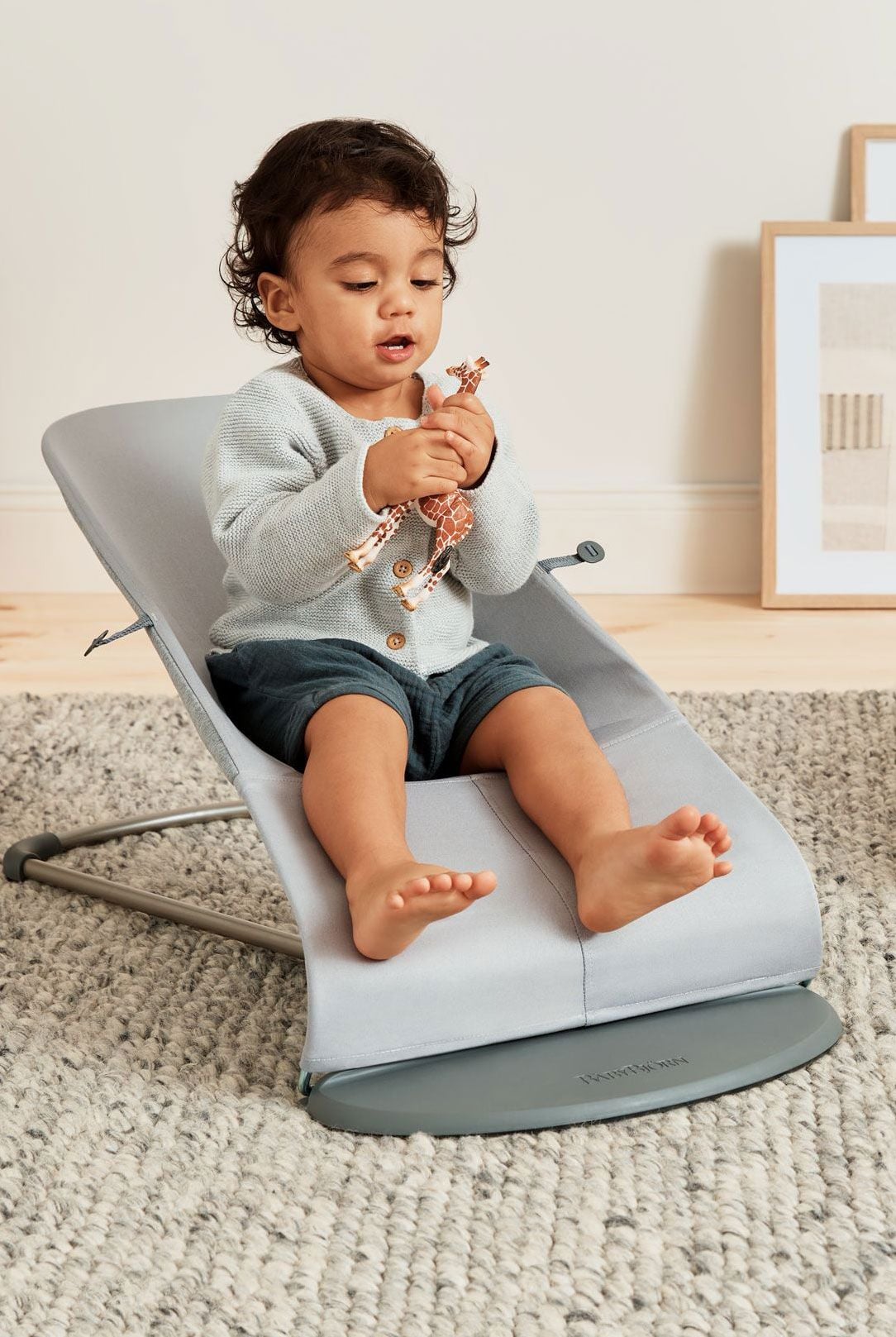  Ghế Rung Baby Bjorn Bouncer Bliss Vải 3D Jersey 