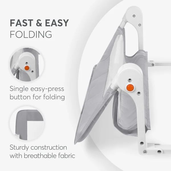  Thanh chắn giường KikkaBoo cho bé I Am Safe (120cm) 