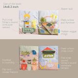  Sách Vải Kiêm Bảng Hoạt Động Phát Triển Kỹ Năng Taf Toys Quiet Busy Book 