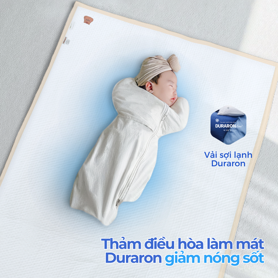  Thảm làm mát điều hòa Dotori Duraron air mesh cho bé 
