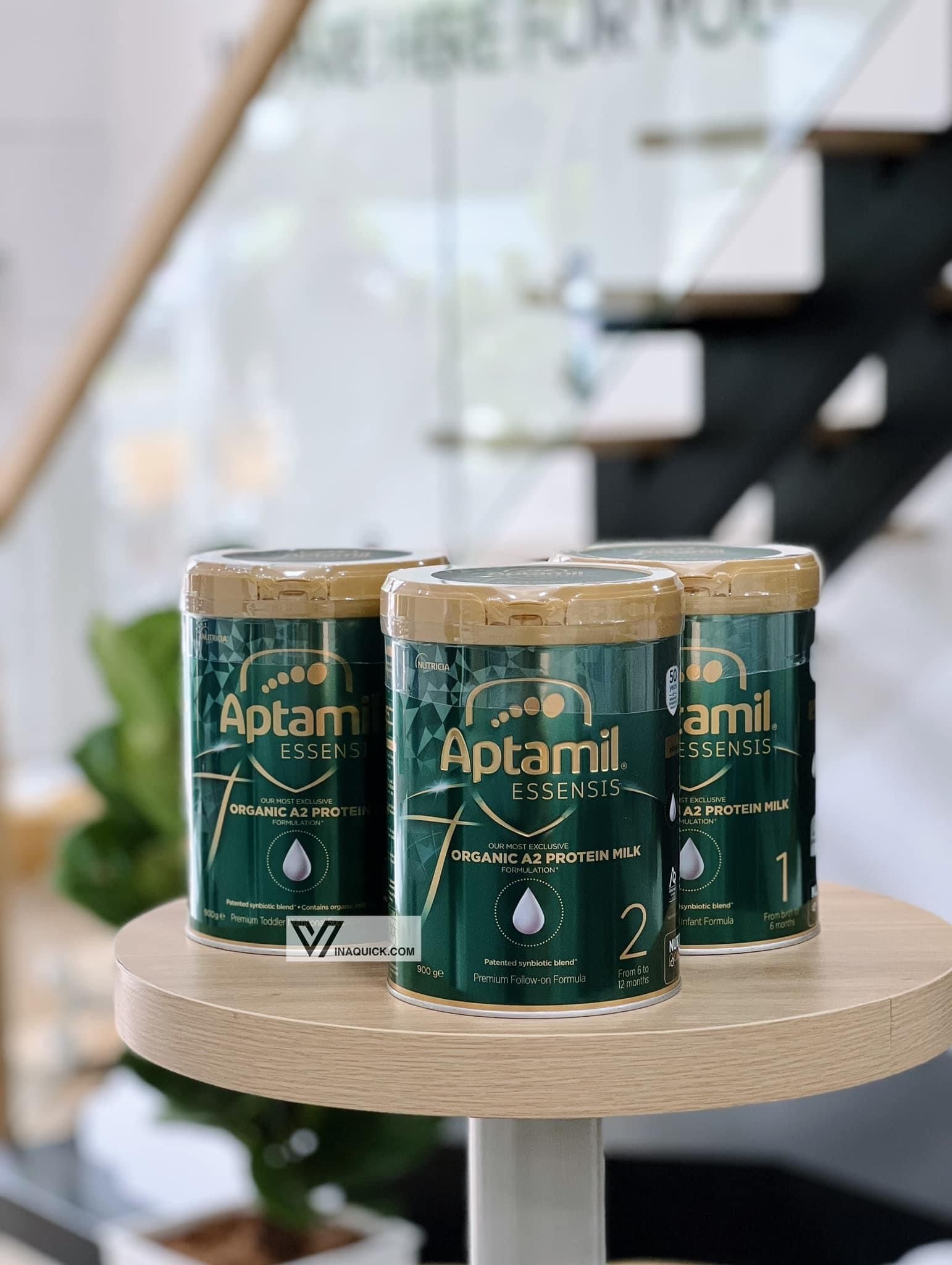  Sữa Bột Aptamil Essensis Số 1 Cho Bé Từ 0-6 Tháng (900g) 