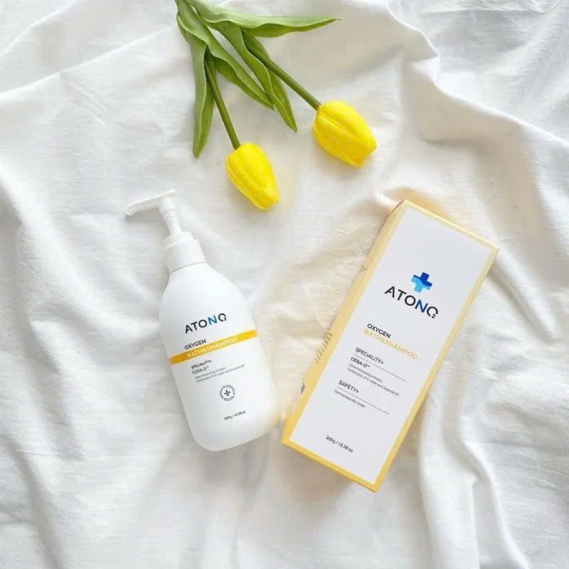  Sữa Tắm Gội 2in1 Dịu Nhẹ ATONO2 Oxygen Cho Bé 300g (0+) 