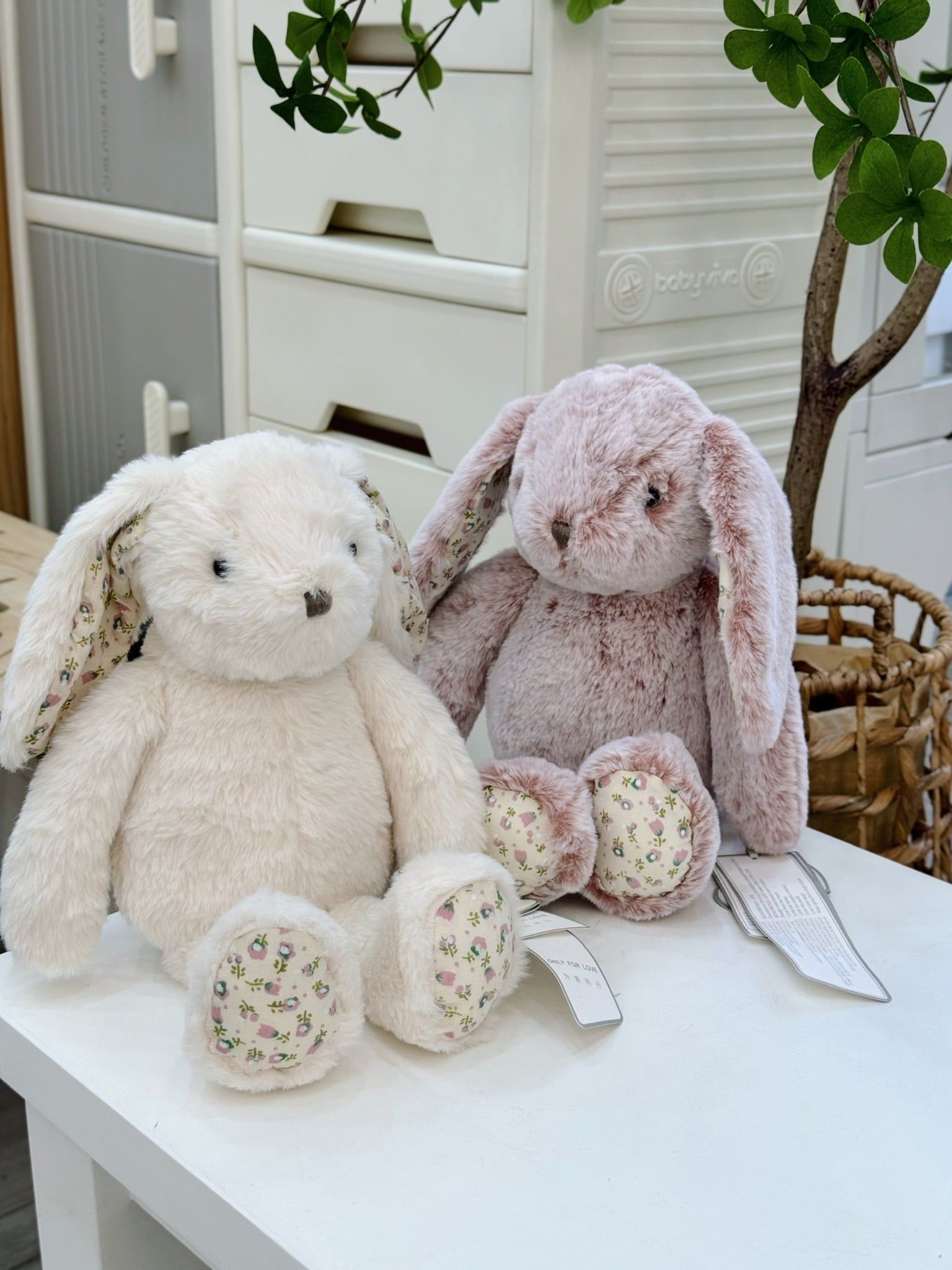  Thỏ Bông Fia Tai Dài Lông Xù Cao Cấp Mogomogo Life 27cm 