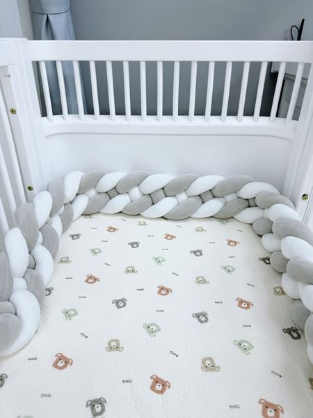  Drap Nệm Cũi Vải Xô Chần HV Bedding (70x130 cm) 