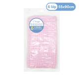  Khăn tắm vải bông 6 lớp L'ange 55 x 90 cm 