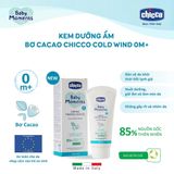  Kem dưỡng ẩm Bơ Cacao Chicco Cold Wind 0M+ 50ml 