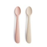  (A) Set 2 Thìa Ăn Dặm Silicone Mushie Cho Bé 