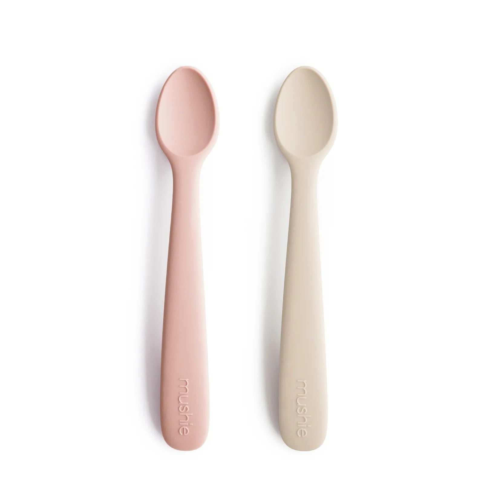  (A) Set 2 Thìa Ăn Dặm Silicone Mushie Cho Bé 