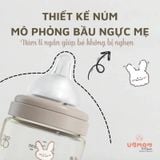  Set 2 Núm Ti Thay Thế Bình Sữa UBmom 