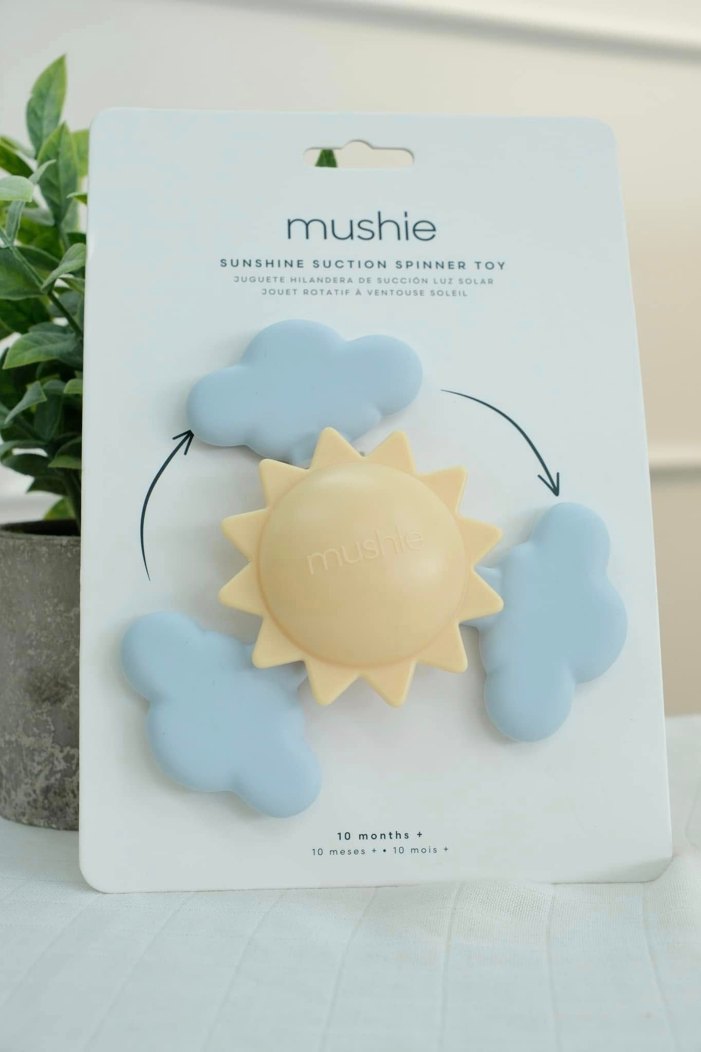  Đồ Chơi Con Quay Đế Hít Mushie Sunshine 