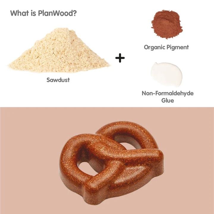  Đồ Chơi Gỗ PlanToys Cắt Bánh Mì Bread Set Cho Bé 2Y+ 