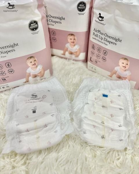  (MINI) BỈM TÃ QUẦN ĐÊM APPLECRUMBY AIRPLUS OVERNIGHT 