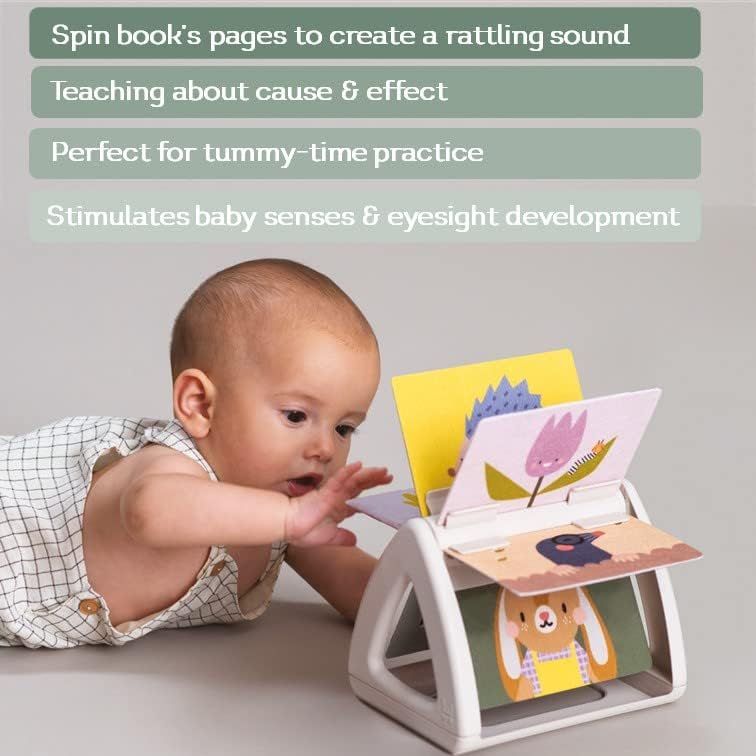  Sách Vải Xoay Hỗ Trợ Tập Lẫy Taf Toys Tummy Time Spinning Book 
