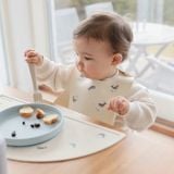  Yếm Ăn Dặm Silicone Mushie (A) 