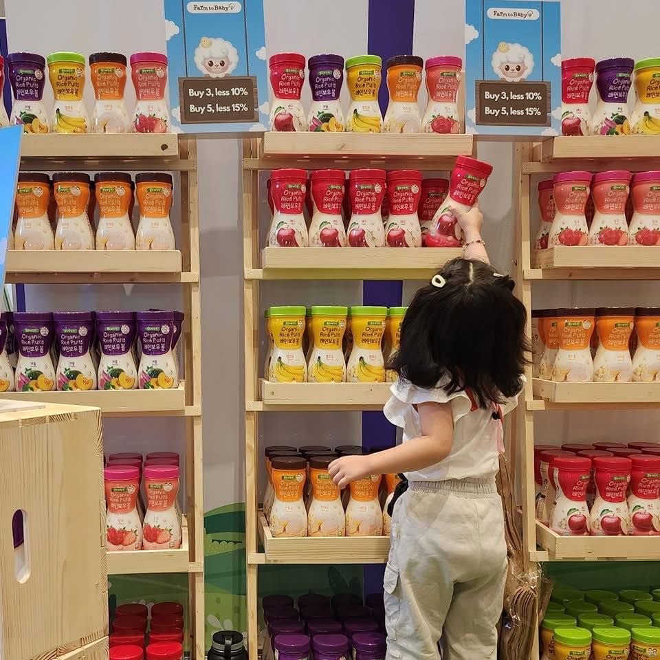  Bánh Bỏng Gạo Tròn Hữu Cơ Fram To Baby 50g 