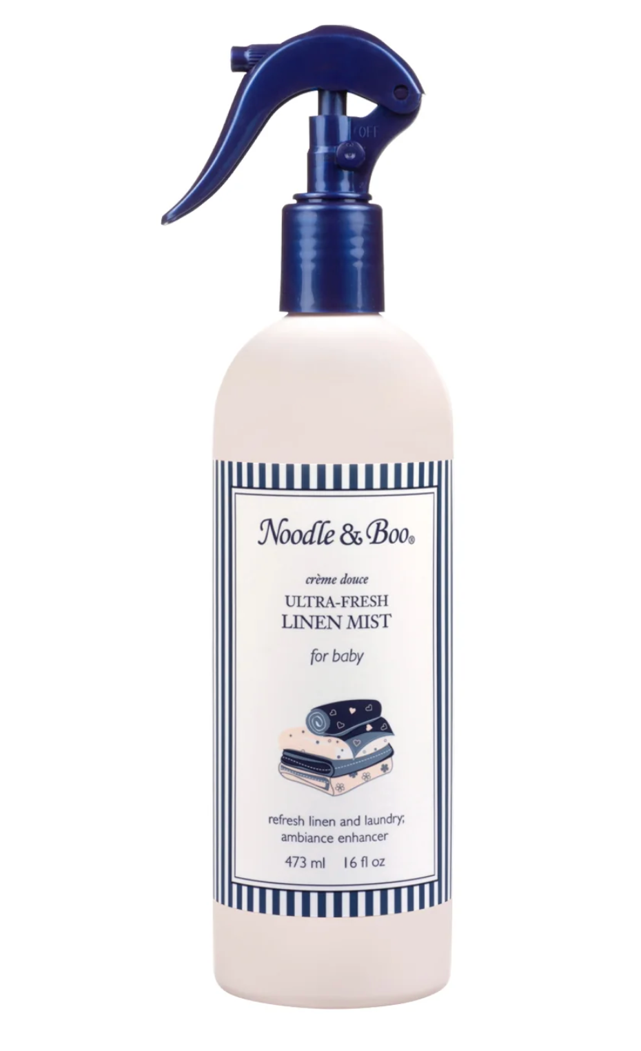  Xịt Thơm Quần Áo Cho Bé Noodle & Boo 473ml - Hương Phấn 