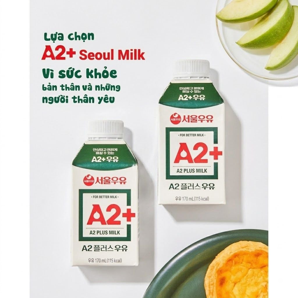  Sữa Đạm A2+ Seoul Milk (170ml) 