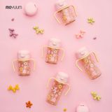  Bình tập uống Moyuum PPSU nắp bật - Họa tiết Rolly Pop màu hồng 