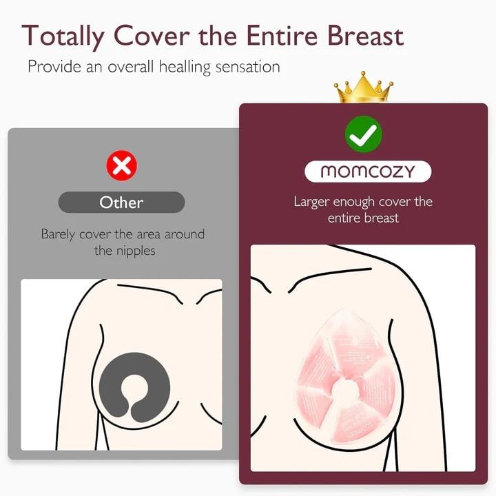  Miếng Chườm Nóng Lạnh Ngực Momcozy Hot & Cold Breast Pads 