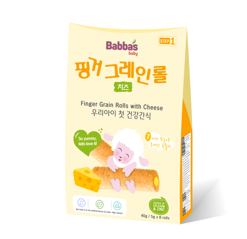  BÁNH NGŨ CỐC ĂN DẶM BABBA'S BABY (8M+) 