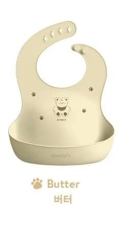  Yếm Ăn Dặm Họa Tiết Silicone Modui Cho Bé Từ 6M+ 