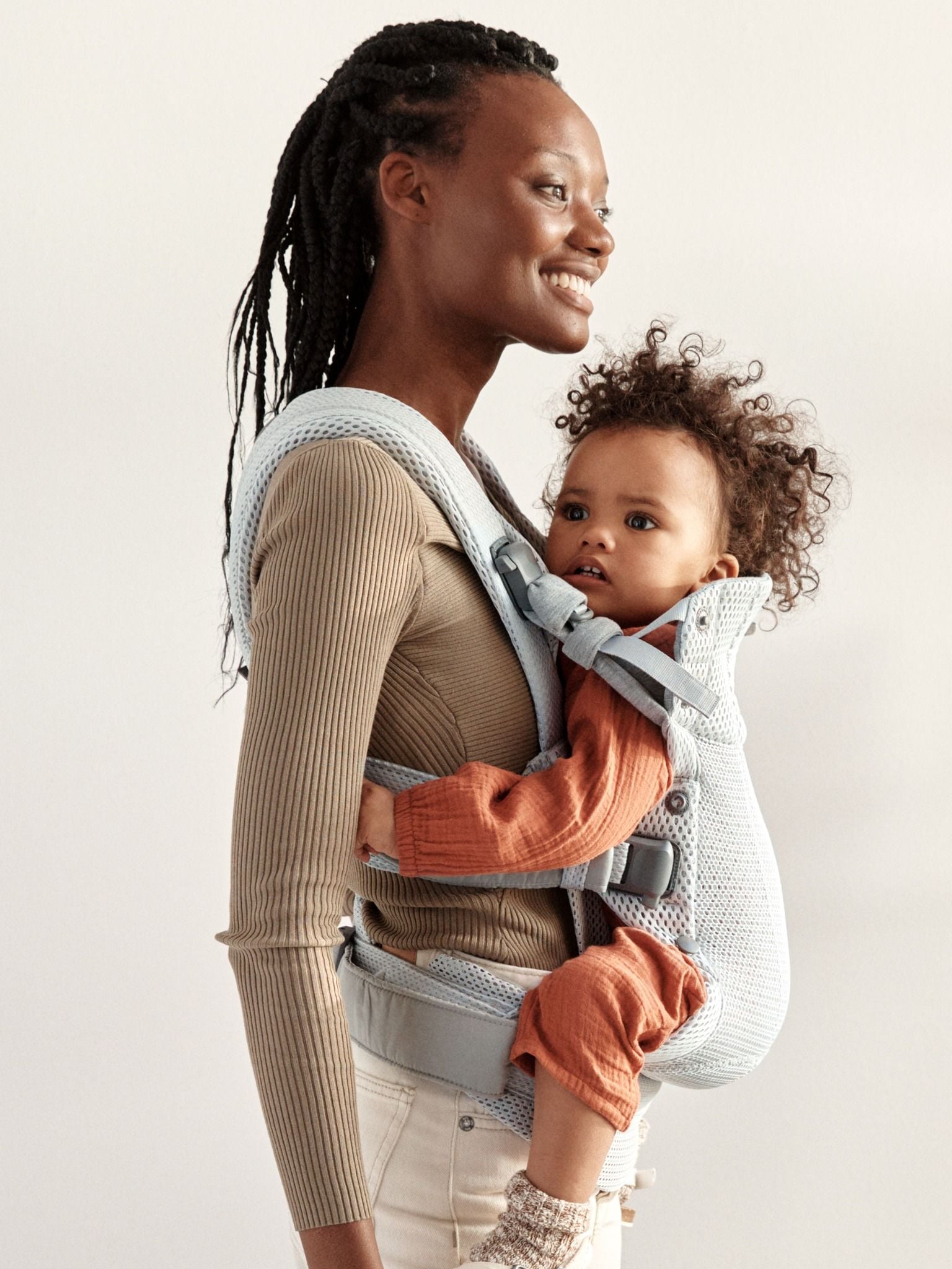  Địu Trẻ Em Baby Bjorn Baby Carrier Harmony - Màu Silver 