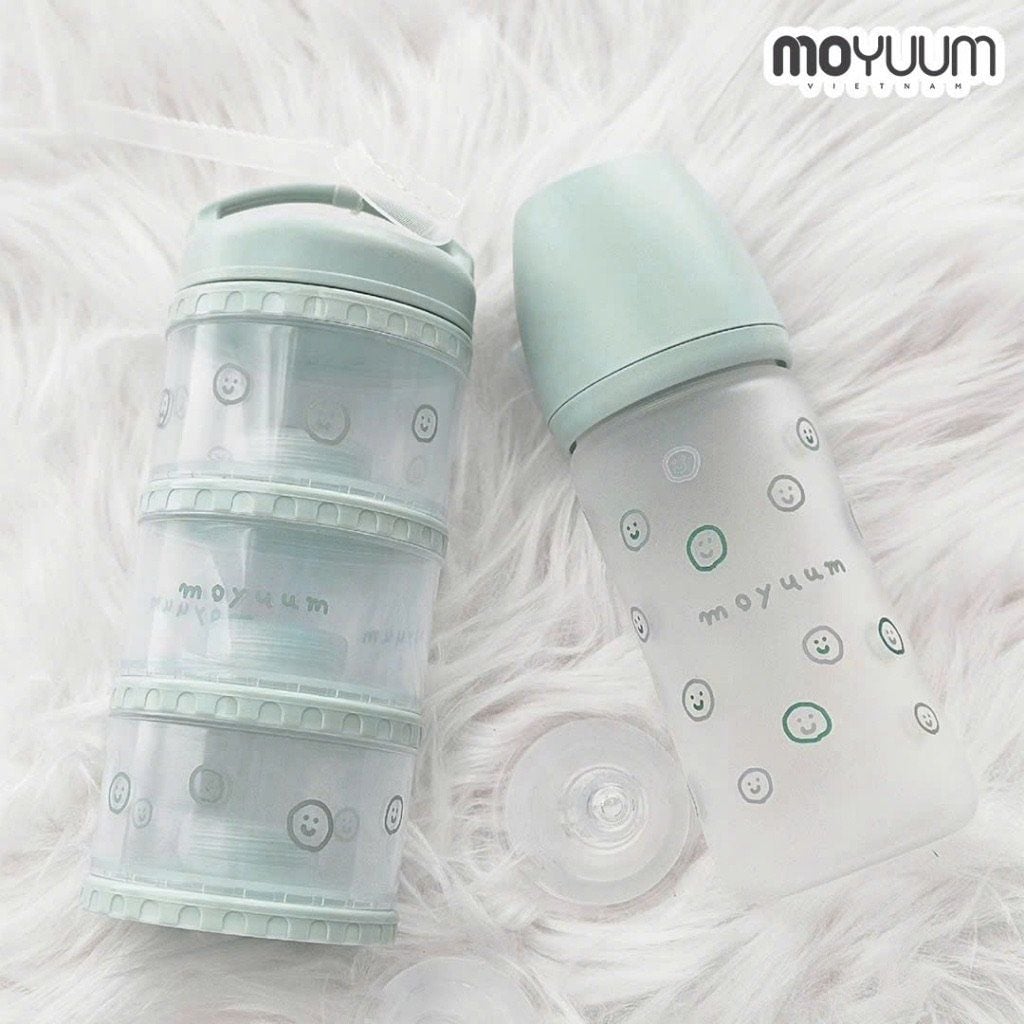  Hộp Chia Sữa Bột 3 Ngăn Moyuum Happy More 