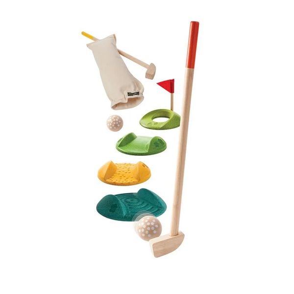  Đồ Chơi Gỗ PlanToys Bộ Mini Golf Cho Bé 3Y+ 