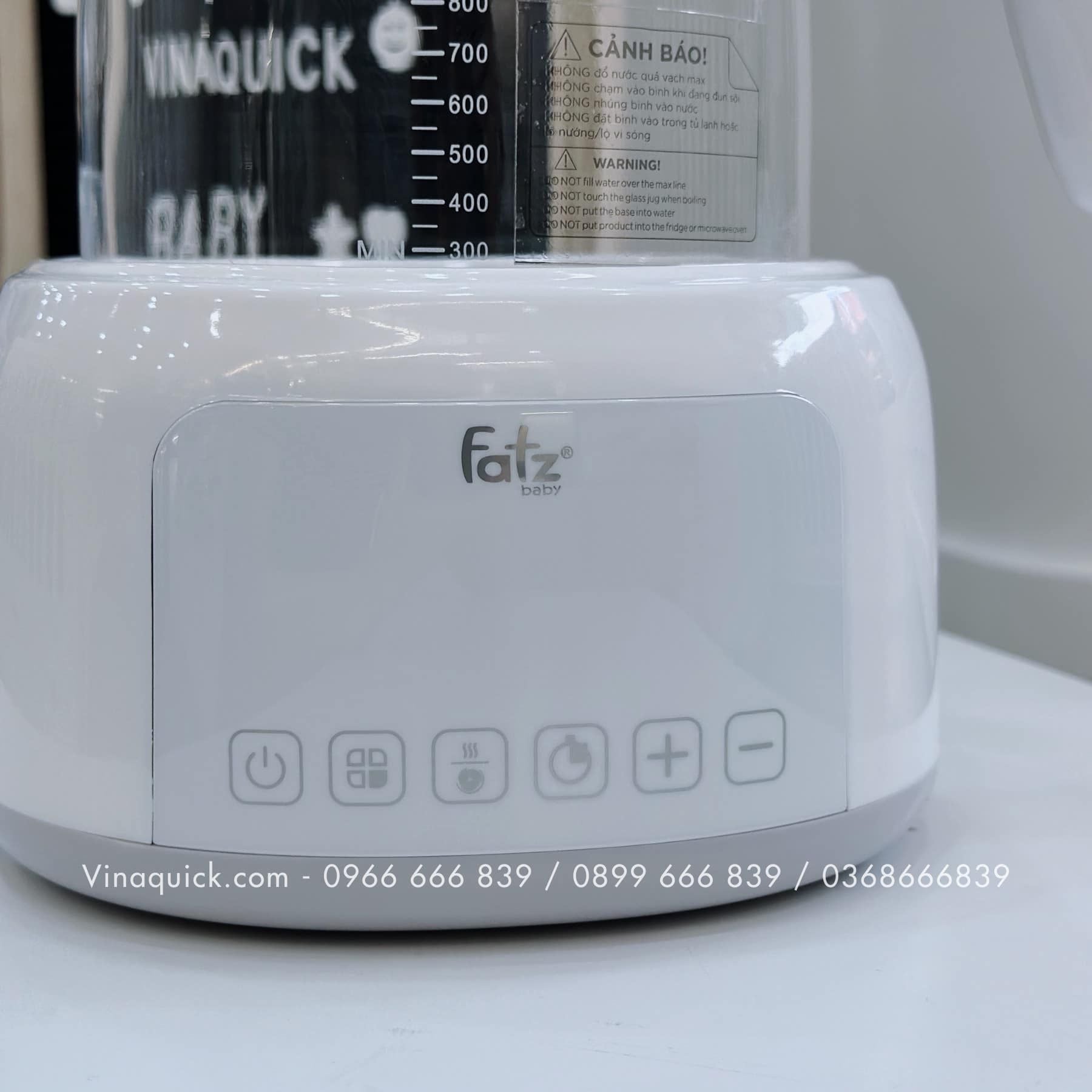 Máy đun và hâm nước pha sữa điện tử Fatzbaby Quick 12 