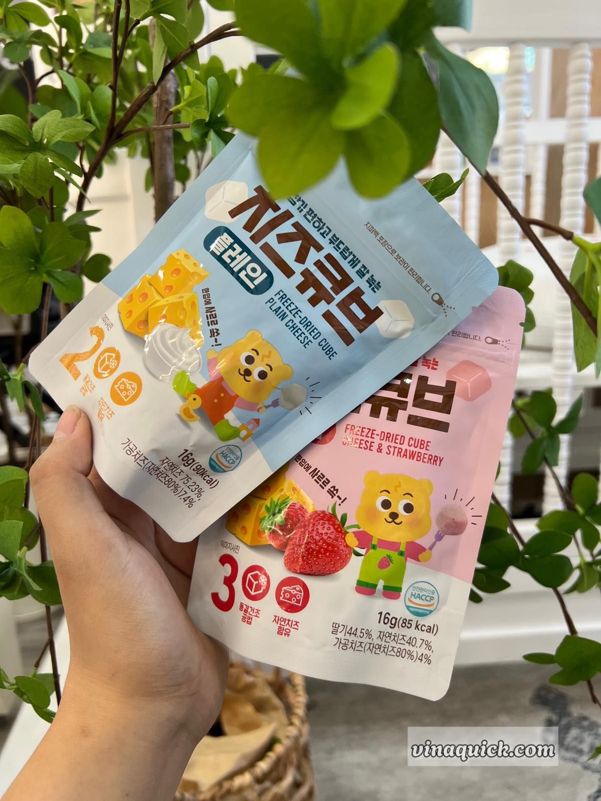  Phô Mai Sấy Khô Bebedang Hàn Quốc (16g) 