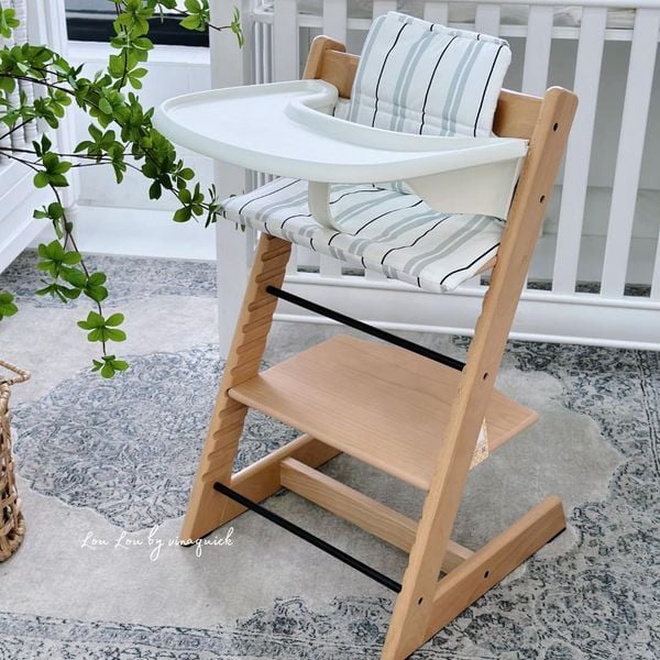  (A) Ghế Ăn Dặm LouLou (Nguyên Set) - Màu Natural 