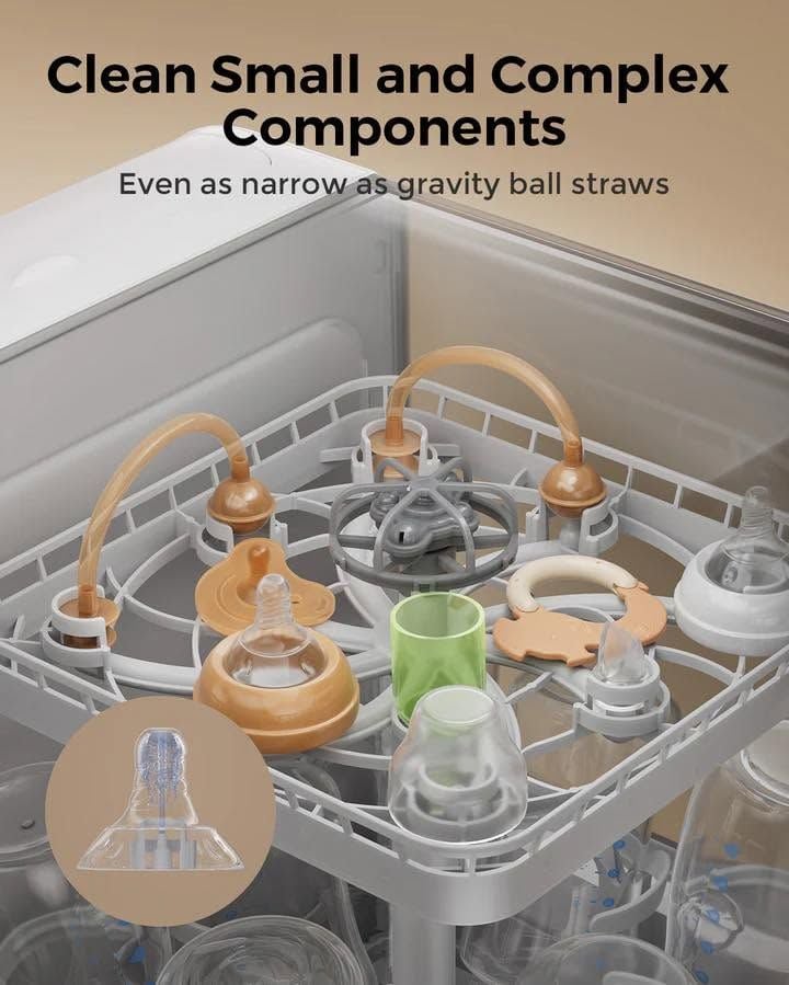  Máy Rửa Bình Sữa Momcozy Deep Clean D8 
